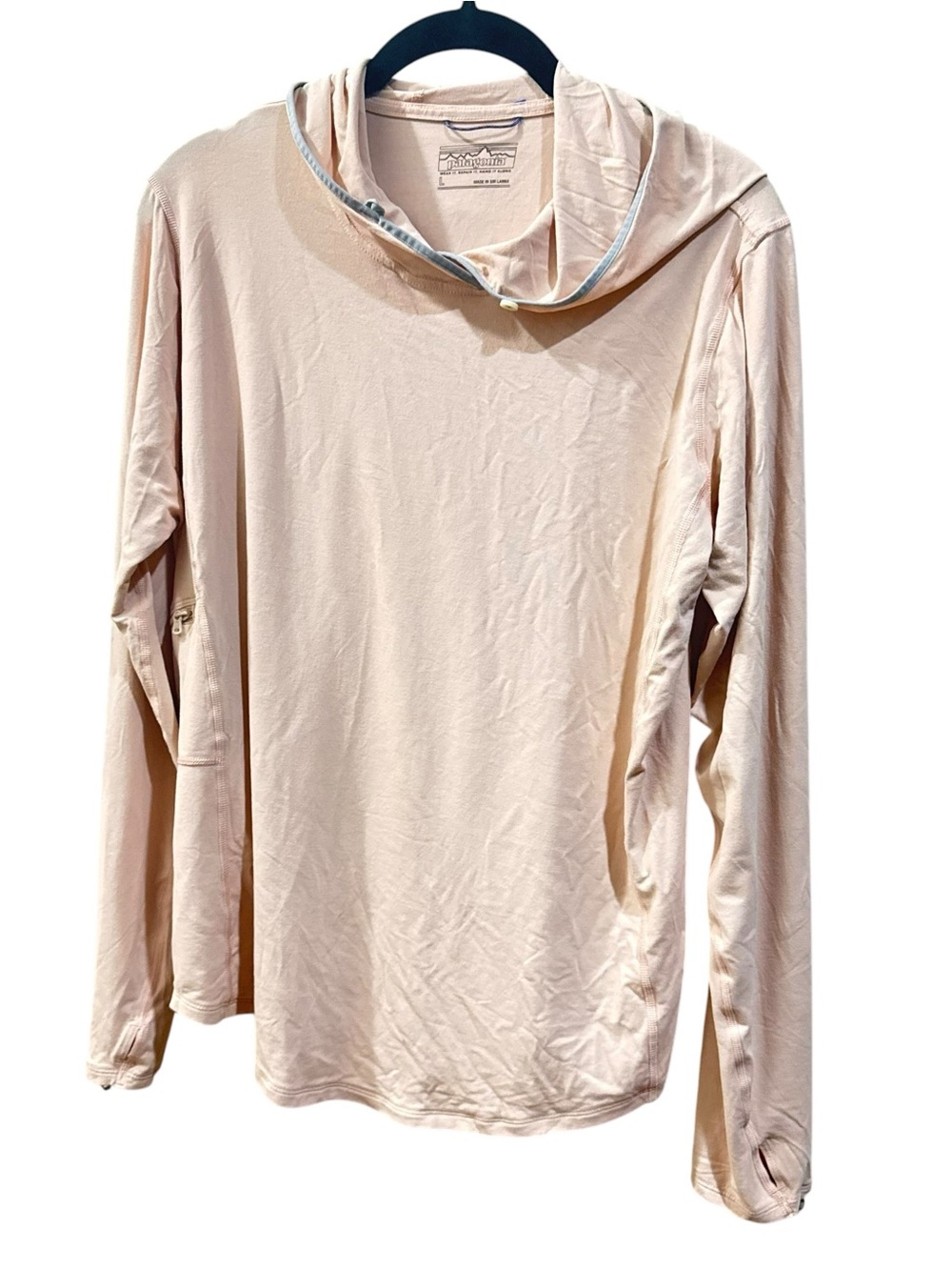 Patagonia Womens Tropic Comfort Natural Sun Hoody Large Outdoor Hike